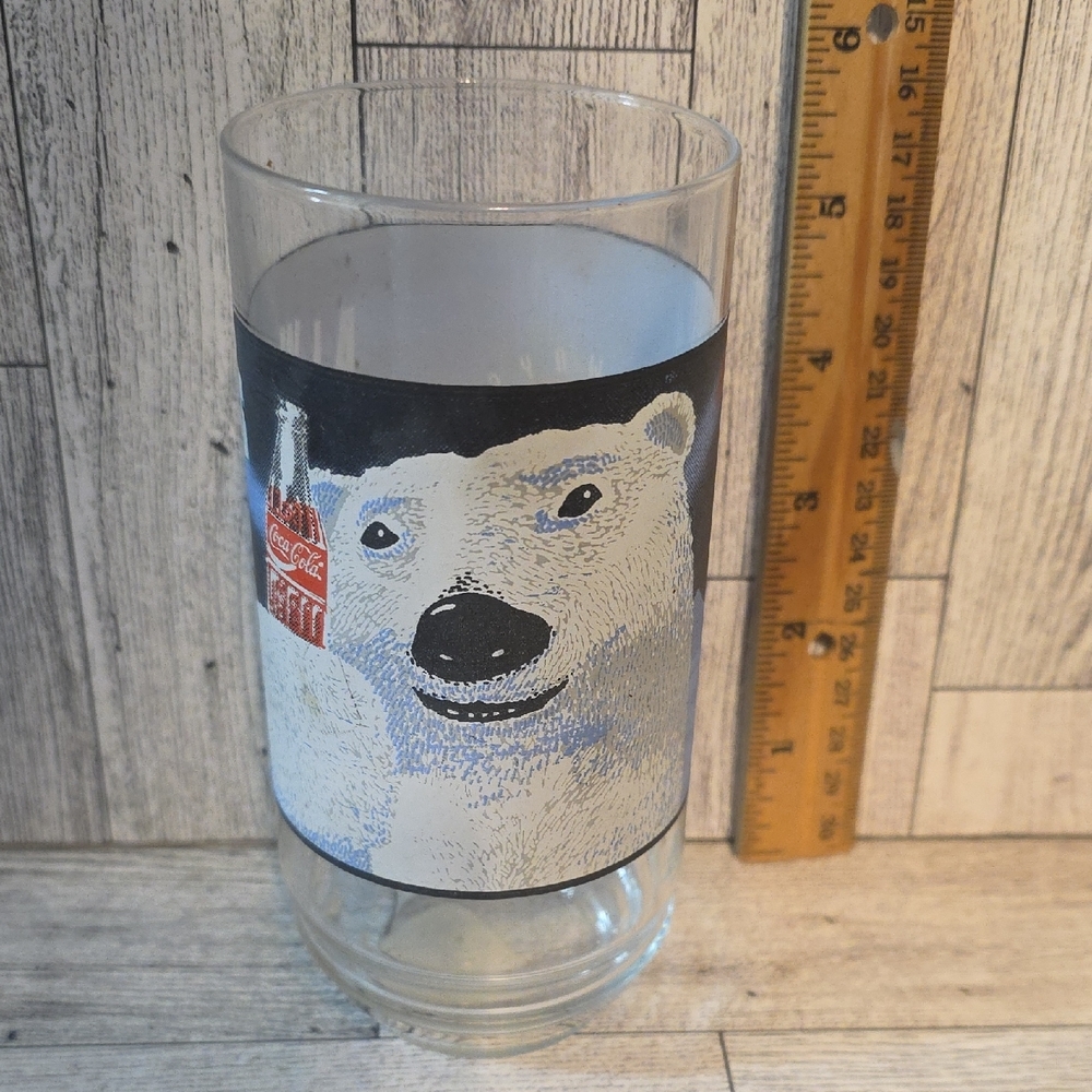 Polar Bear Glass with Coca-Cola Design